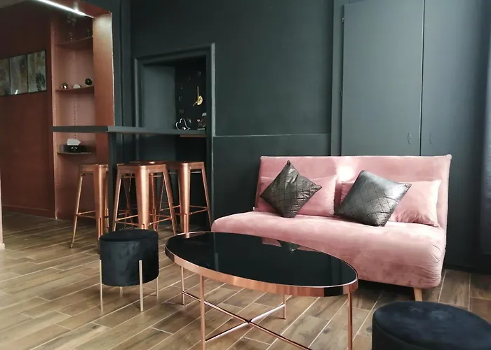 Appartement Avec Balneo Et Sauna Privatif - Le Rose Cuivre